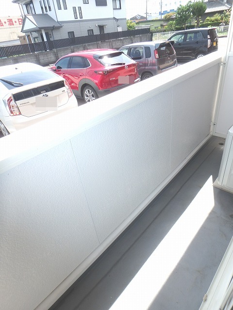 バルコニー　南向きで日当たり良好