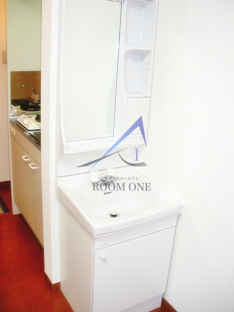 洗面設備　洗面台です。