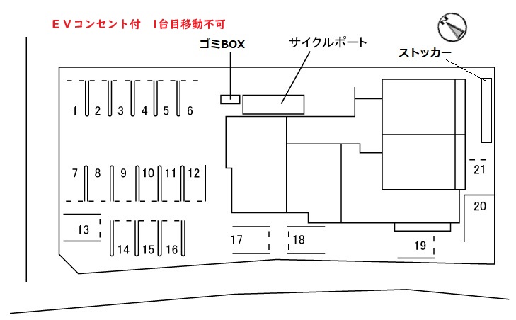 駐車場　区画図