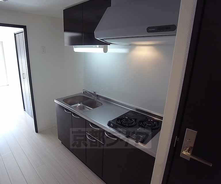 キッチン　２口ガスコンロ付のシステムキッチンです！