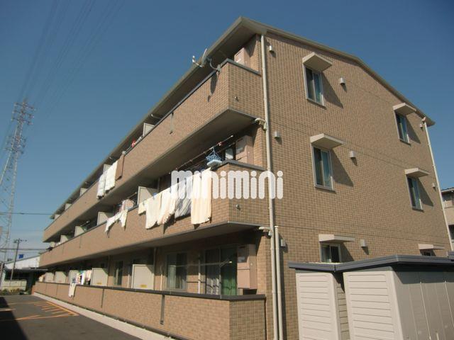 建物外観　タイル調の重厚な外観