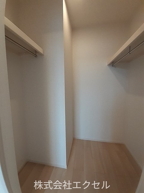 収納　ウォークインクローゼットです。