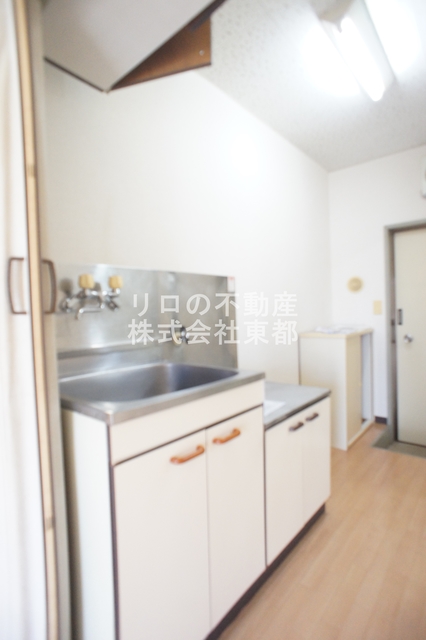 キッチン　自炊派には便利なガスコンロ設置可能キッチンです♪