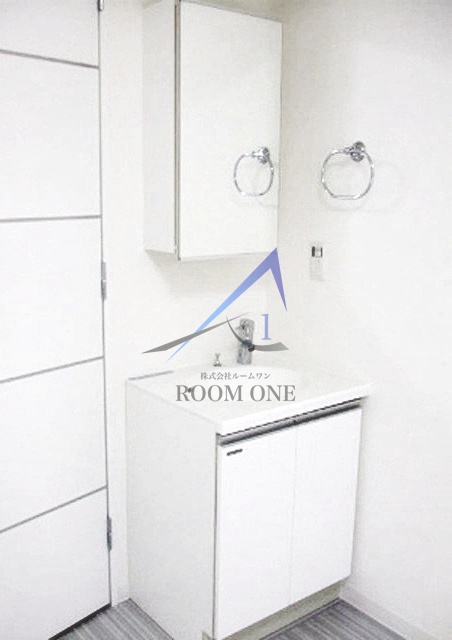 洗面設備　洗面台です。