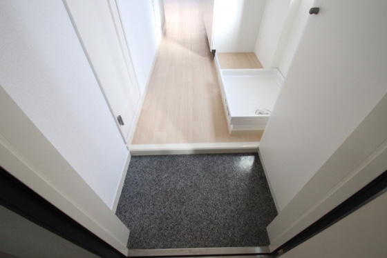 玄関　※別号室の写真です実際の部屋は室外洗濯機置き場になります