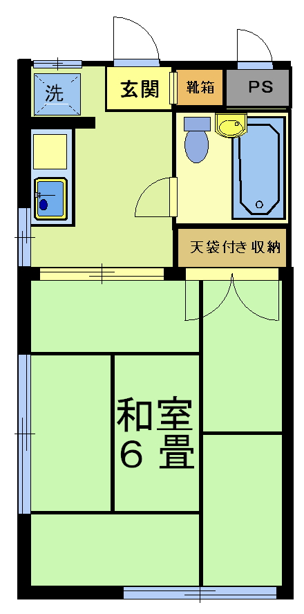 コーポ玉藤の間取り写真