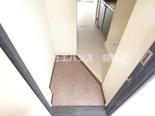 玄関　明るい玄関です