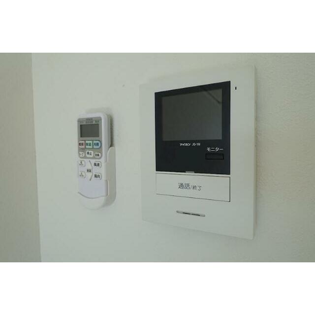セキュリティ　インターホンはモニター付きで安心です！