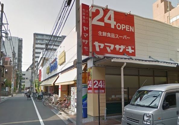スーパー　スーパーマーケットヤマザキ三筋店（スーパー）まで482m