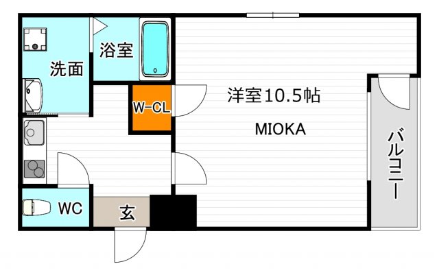 フジパレス今川EASTの間取り写真
