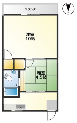 ニューハイツ青山の間取り写真
