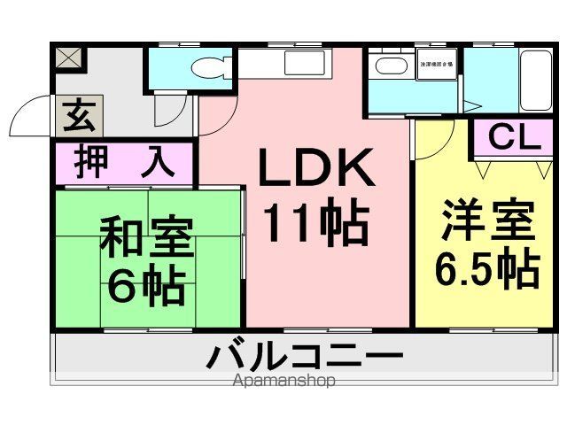 パークコート三反田の間取り写真