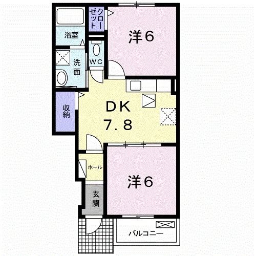プルマージュIの間取り写真