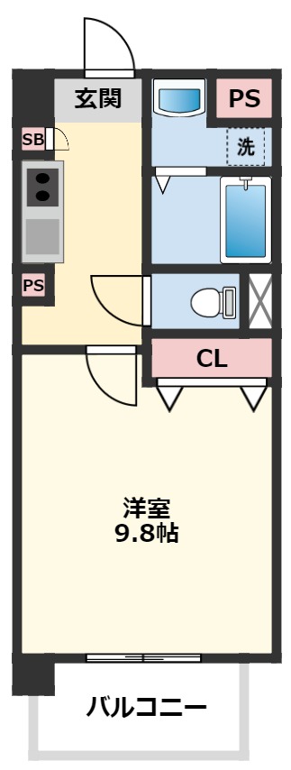 プレジールの間取り写真