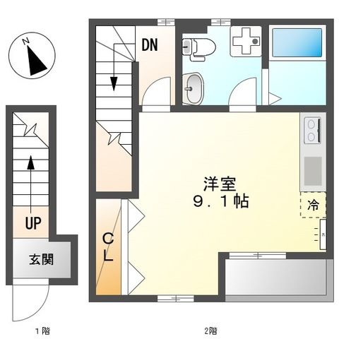 クレシア本郷台の間取り写真