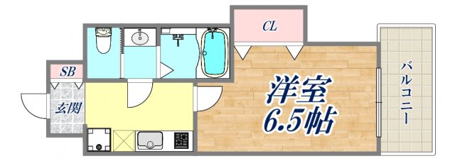 サムティ大阪CITY WESTの間取り写真