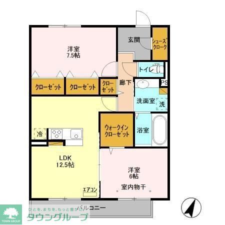 グランテージ 住居の間取り写真