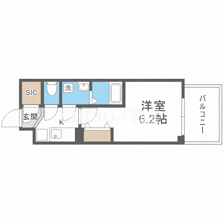 ワールドアイ梅田WESTの間取り写真