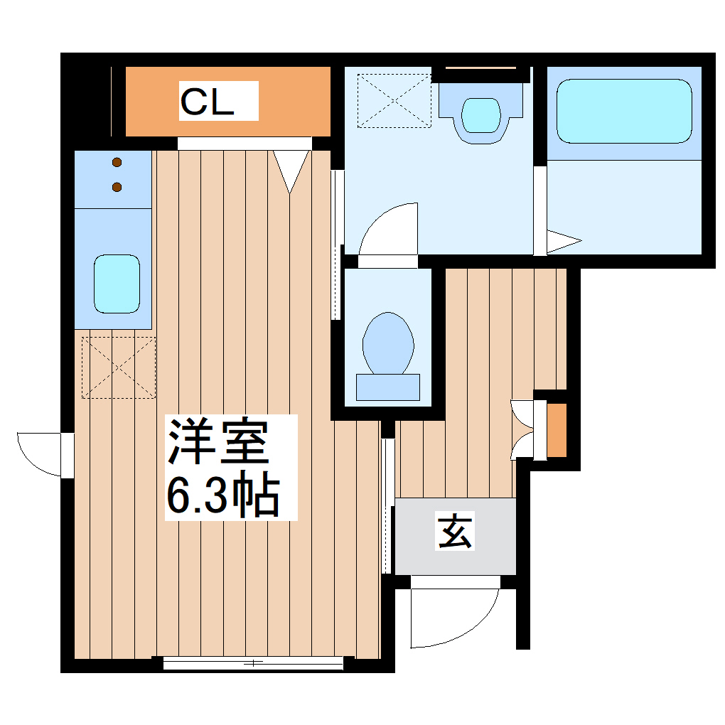大和町1丁目新築アパートの間取り写真