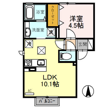 サンクリタの間取り