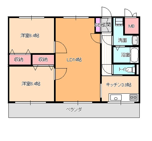 クラウド・ドエムの間取り