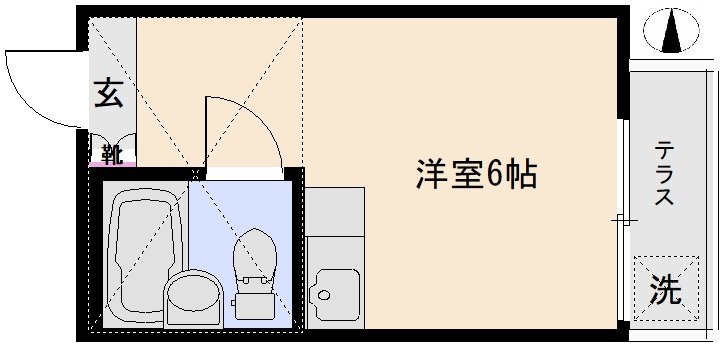 第２KRコーポの間取り