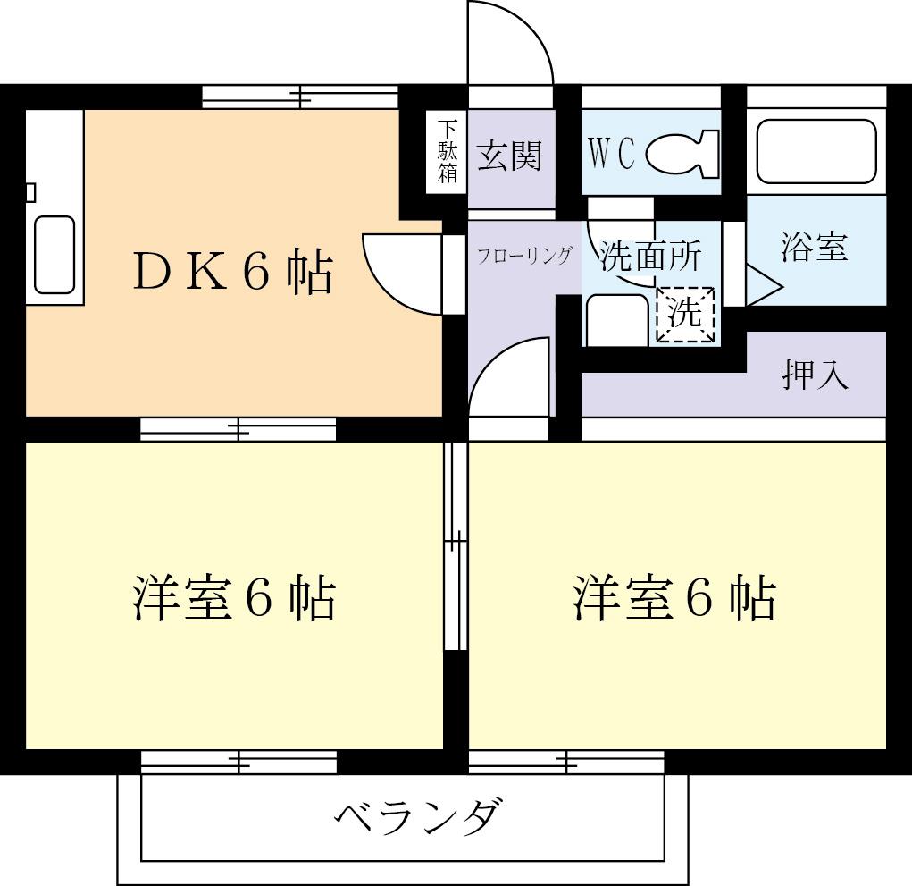 サンシティＵの間取り