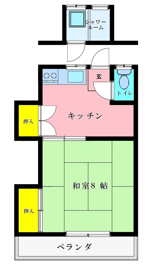 上原荘の間取り