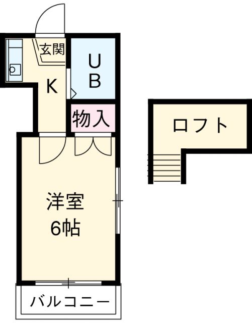 静岡県浜松市中央区中島１（アパート）の賃貸物件の間取り