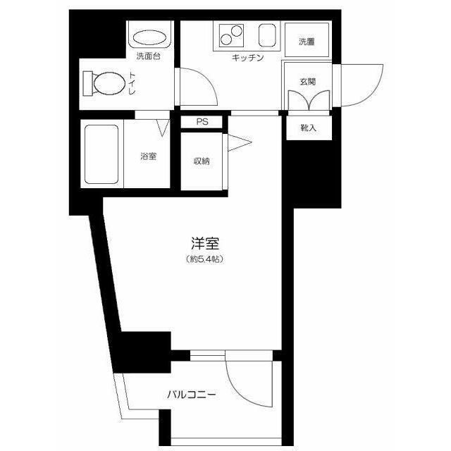 練馬区上石神井のマンションの間取り