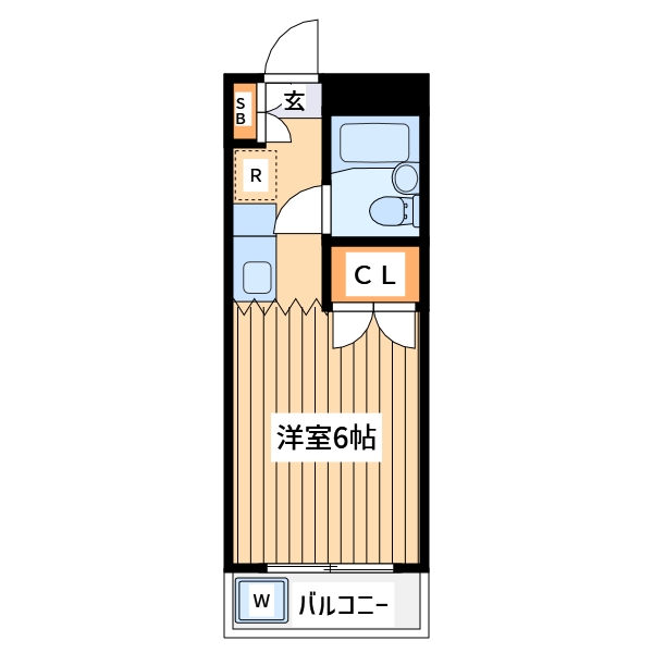 パレス横川の間取り