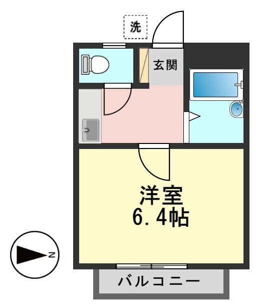 東京都葛飾区細田４（アパート）の賃貸物件の間取り