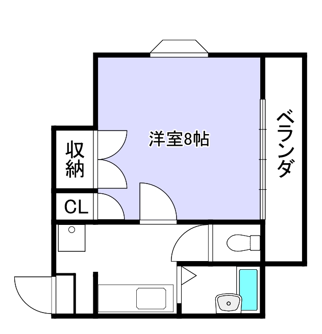 ライフコート九品寺の間取り