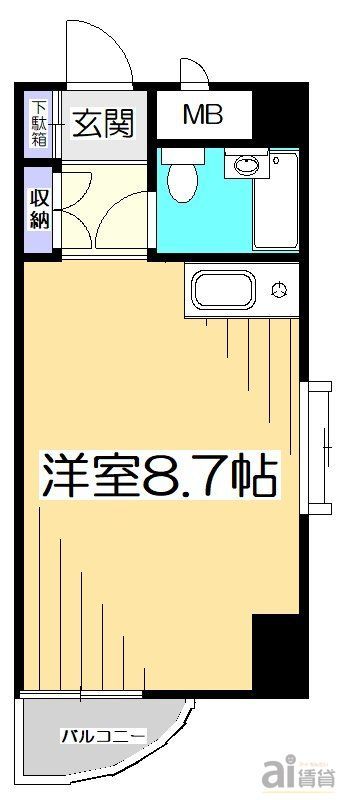 国分寺市本町のマンションの間取り