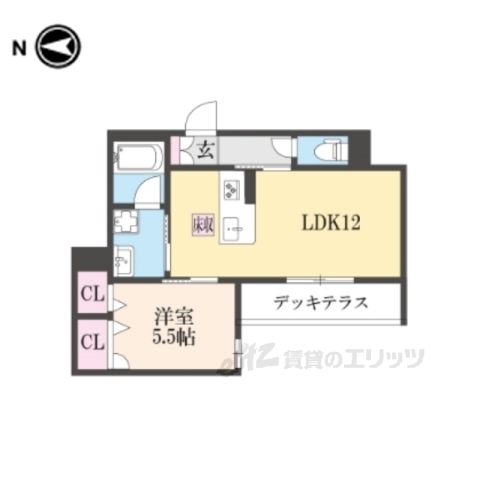 大和郡山市茶町のマンションの間取り