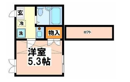 東京都練馬区関町北４（アパート）の賃貸物件の間取り