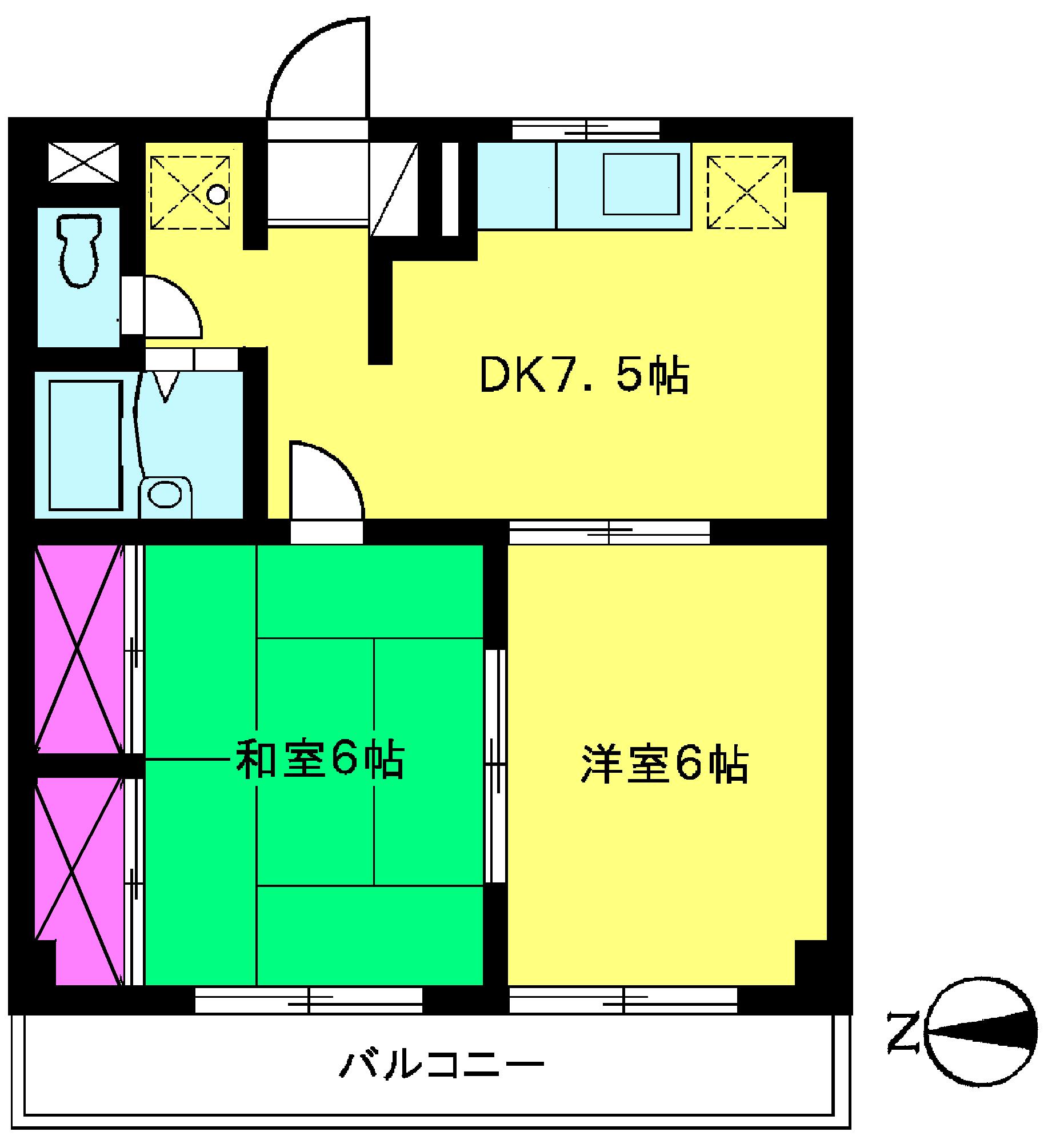 練馬区大泉町のマンションの間取り