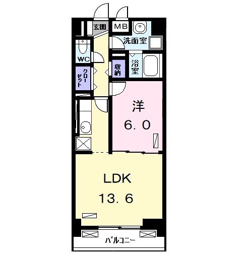 ルミエール　イリゼの間取り