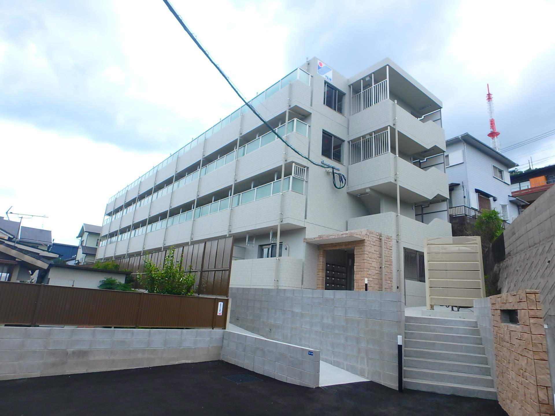 鹿児島市郡元町のマンションの建物外観