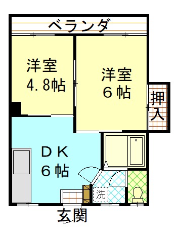 篠田ハウスの間取り