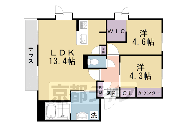 【ＩＮ　ひもろぎの間取り】