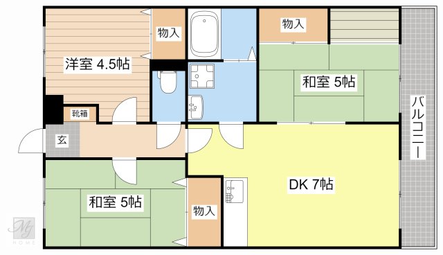 River Side 11の間取り