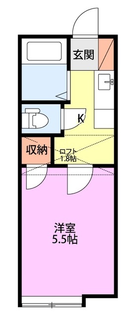 アリス南四日町の間取り