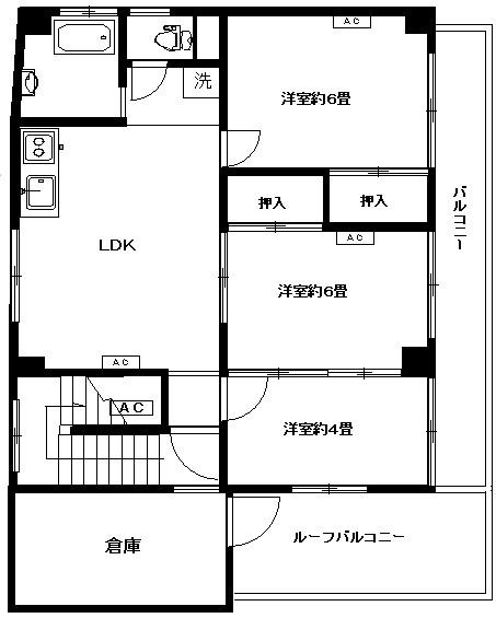 土肥マンションの間取り