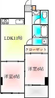 サンパレス石原の間取り