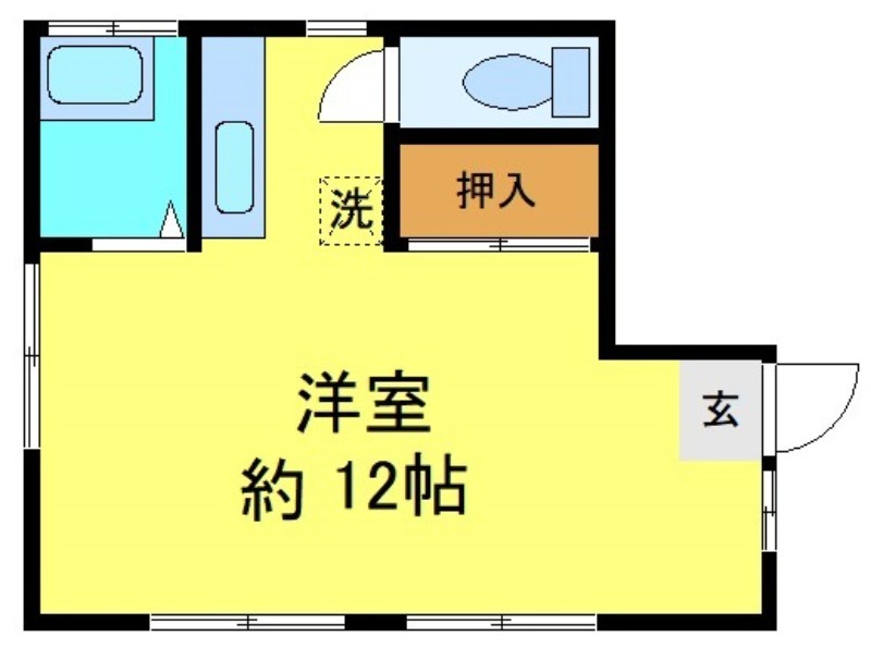 コーポユウセイの間取り