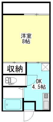 メゾン那須塩原B棟の間取り