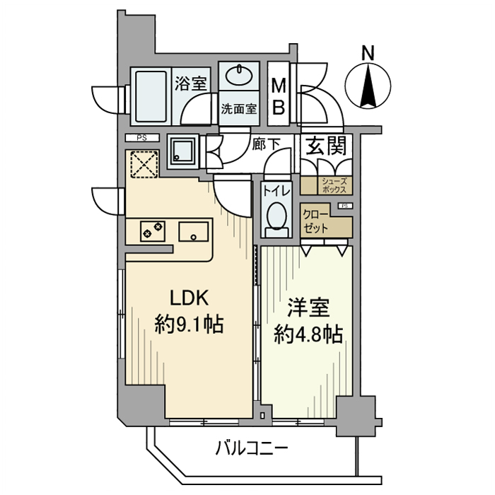 ダイナシティ高田馬場の間取り