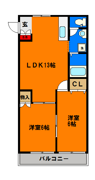 ニュー今井堂マンションの間取り