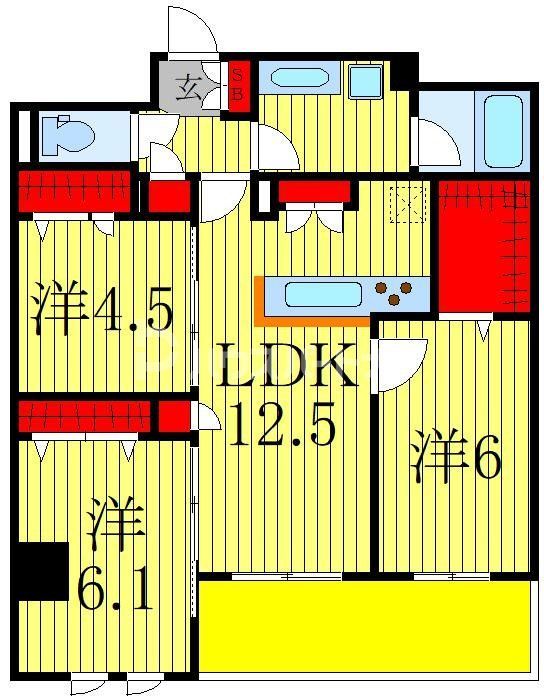 リラッサーレの間取り